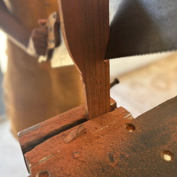 Shaping the spatula head