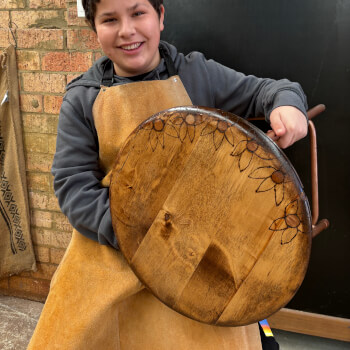 Up cycling stools