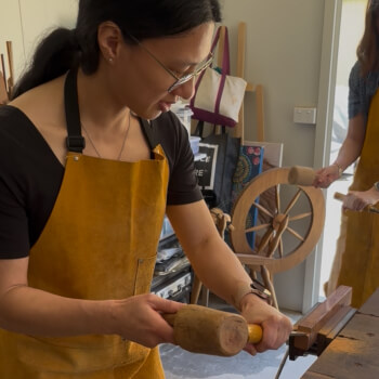 Using flat chisels